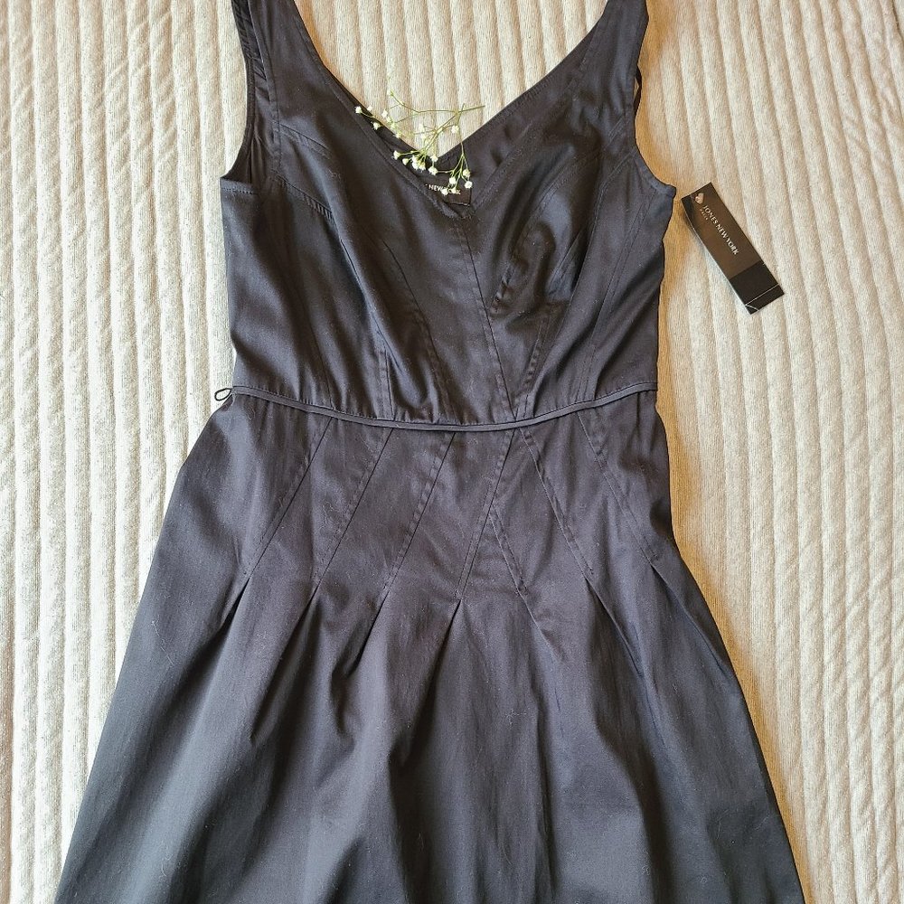 Jones New York - NWT black midi dress, flowing, size 8